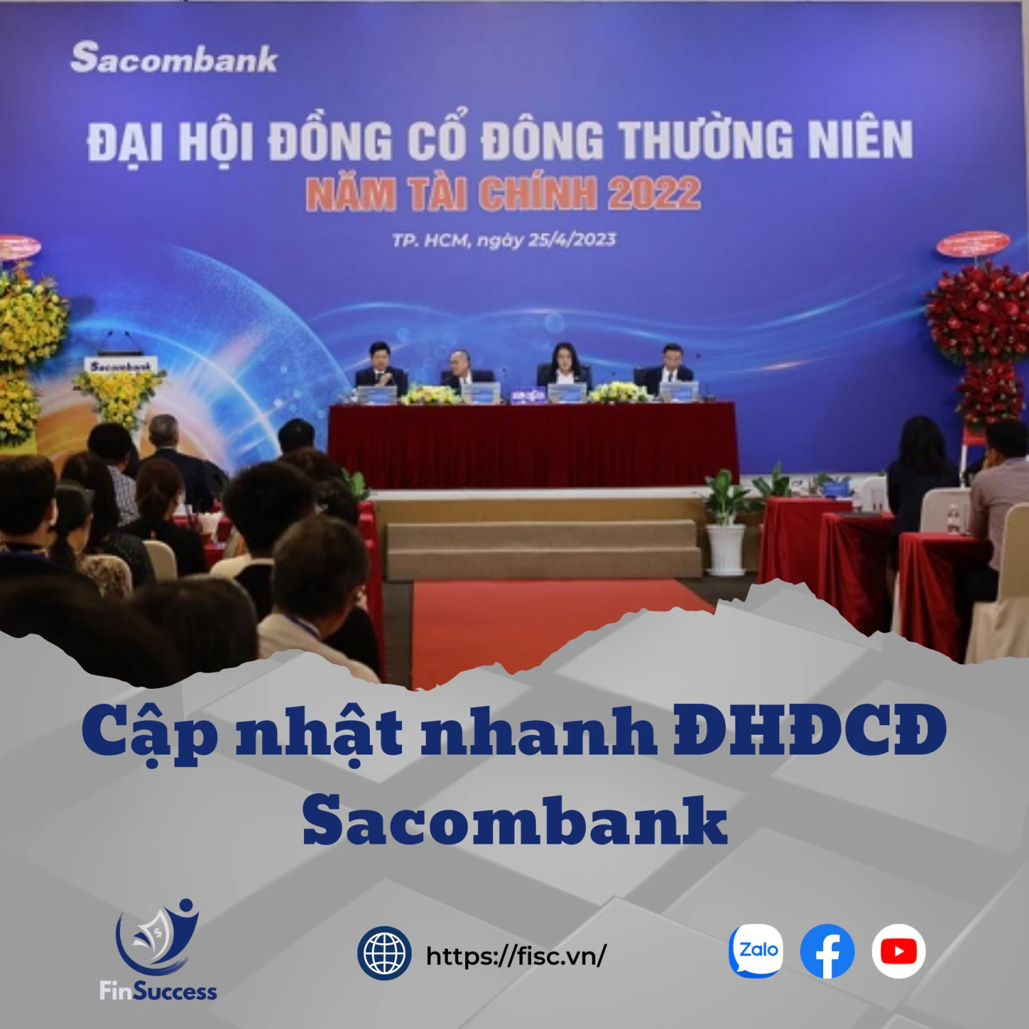 Họp ĐHĐCĐ Sacombank - Cầu vồng sau cơn mưa Họp ĐHĐCĐ Sacombank - Cầu vồng sau cơn mưa