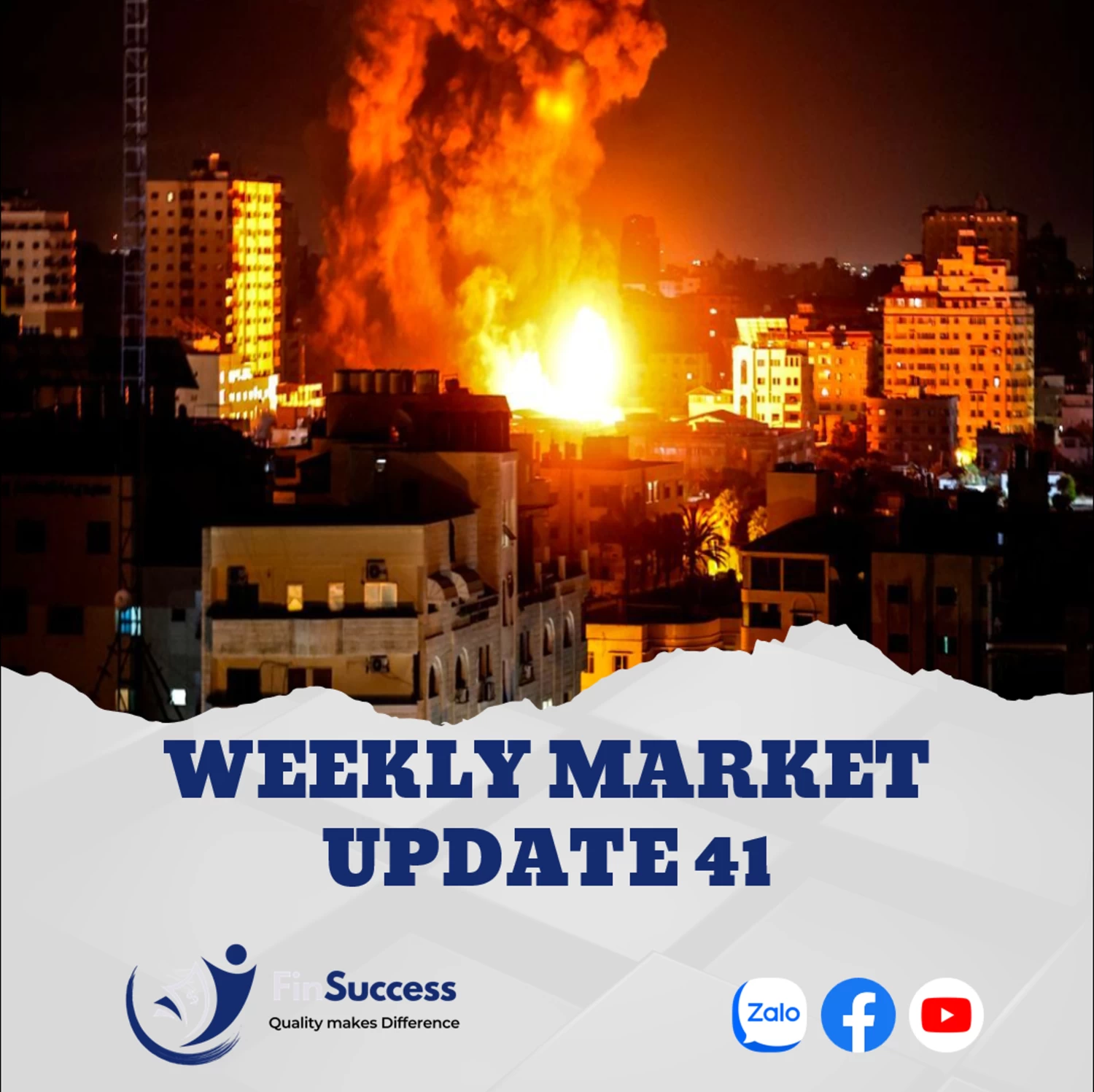 WEEKLY MARKET UPDATE 41| Nhóm năng lượng bật tăng – Rủi ro từ chiến sự Israel và Palestine WEEKLY MARKET UPDATE 41| Nhóm năng lượng bật tăng – Rủi ro từ chiến sự Israel và Palestine