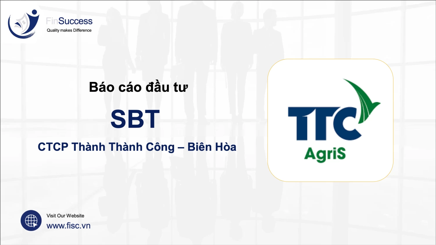 Báo cáo phân tích SBT - CTCP Mía đường Thành Thành Công – Biên Hòa (Finsuccess) Báo cáo phân tích SBT - CTCP Mía đường Thành Thành Công – Biên Hòa (Finsuccess)