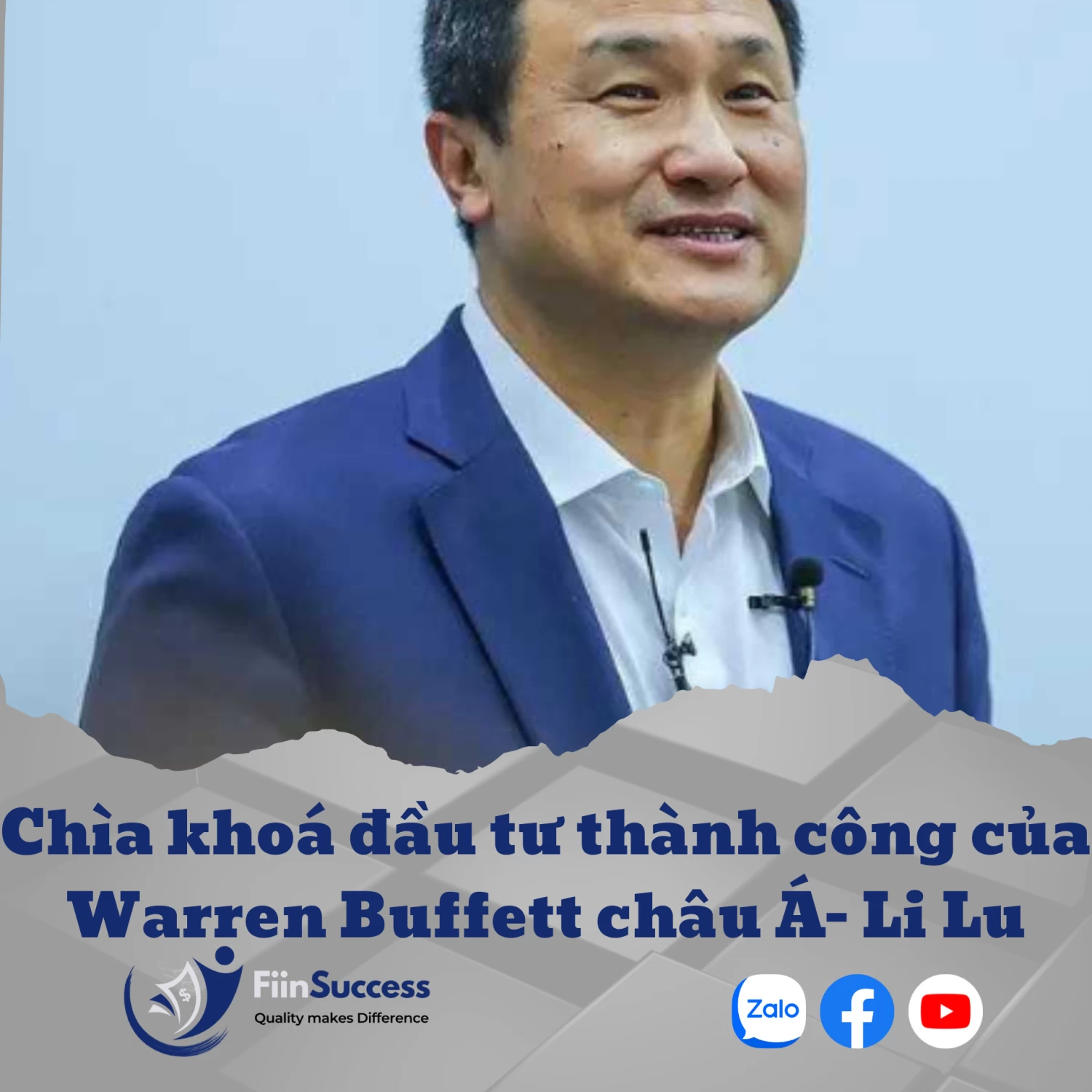 Chìa khoá đầu tư thành công của Warren Buffett châu Á - Li Lu Chìa khoá đầu tư thành công của Warren Buffett châu Á - Li Lu
