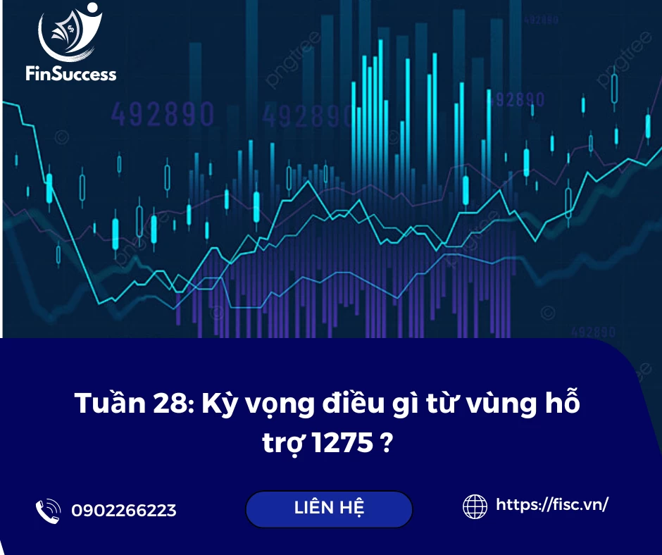 Tuần 28: Kỳ vọng điều gì từ vùng hỗ trợ 1275 ? Tuần 28: Kỳ vọng điều gì từ vùng hỗ trợ 1275 ?