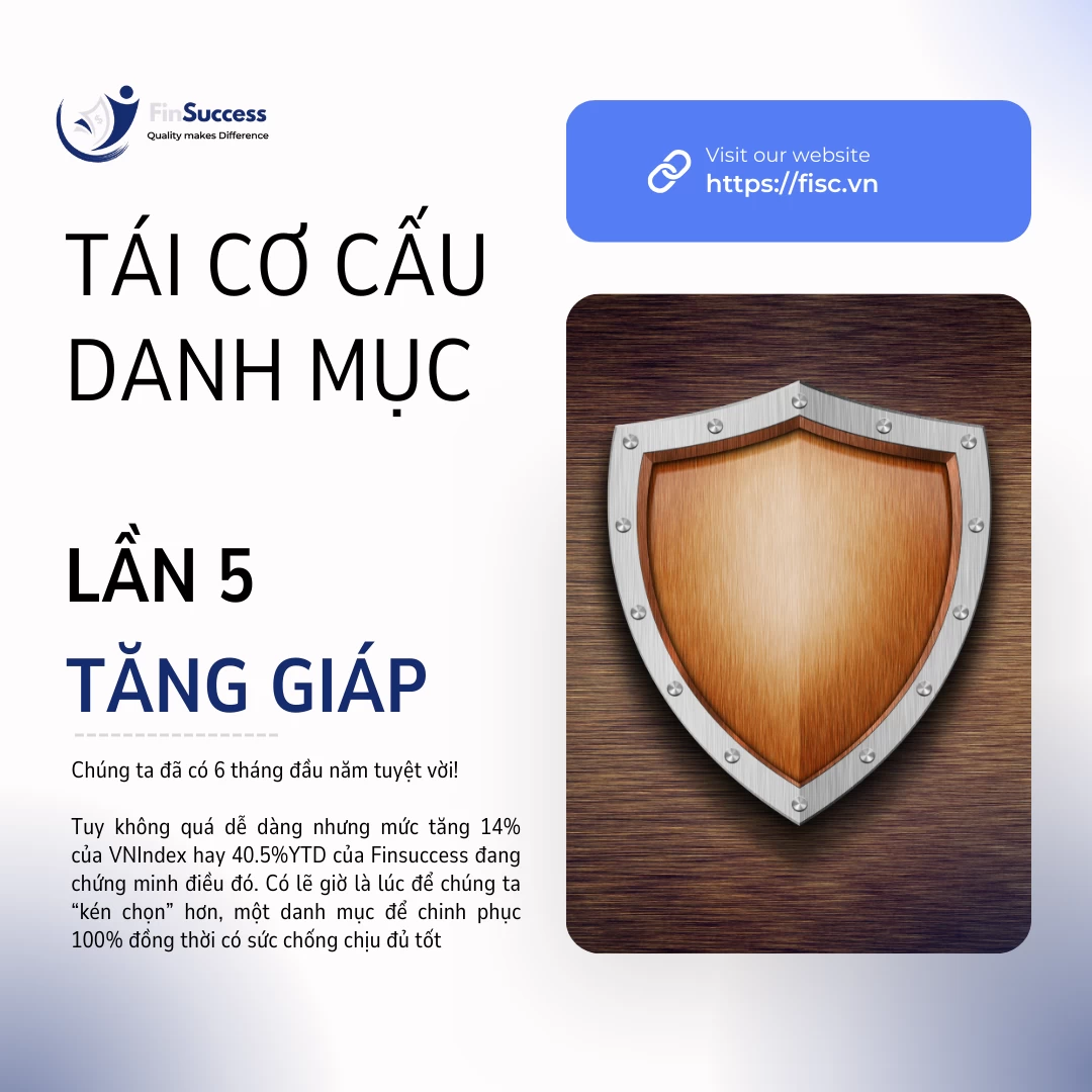TÁI CƠ CẤU DANH MỤC FINSUCCESS LẦN 5 NĂM 2024 TÁI CƠ CẤU DANH MỤC FINSUCCESS LẦN 5 NĂM 2024