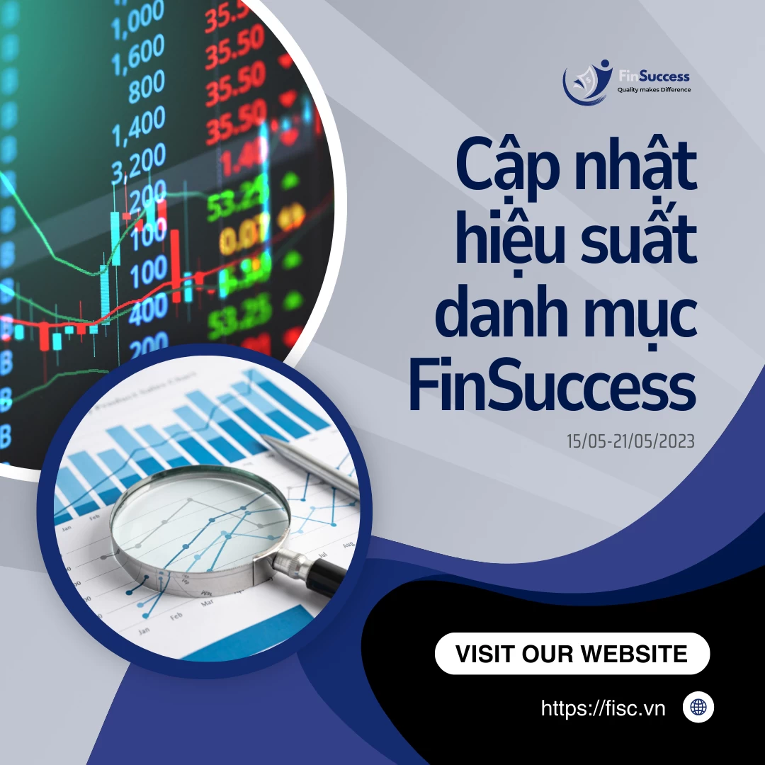 Cập nhật hiệu suất danh mục FinSuccess tuần 15/05-21/05/2023 Cập nhật hiệu suất danh mục FinSuccess tuần 15/05-21/05/2023