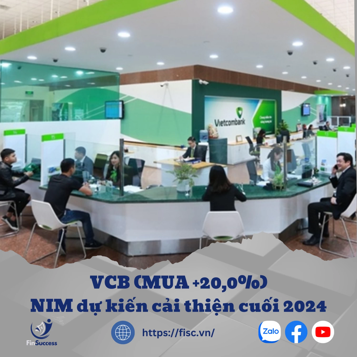 VCB [MUA +20,0%] - NIM dự kiến cải thiện trong nửa cuối năm 2024