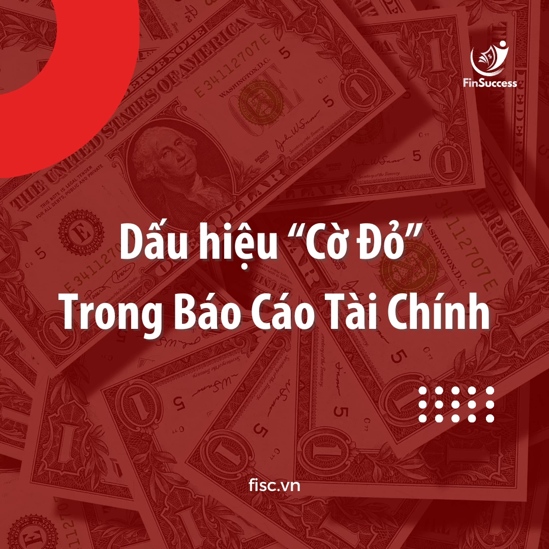 “Cờ Đỏ” Trong Báo Cáo Tài Chính “Cờ Đỏ” Trong Báo Cáo Tài Chính