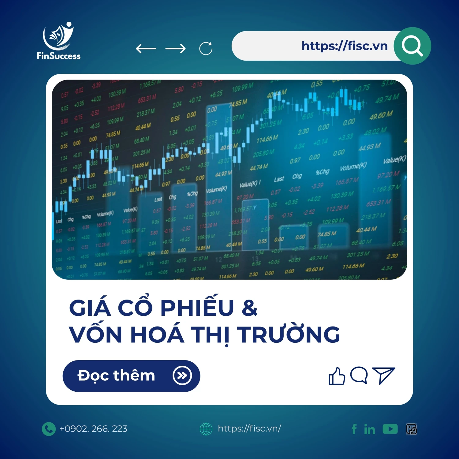 Phân biệt giữa “Giá cổ phiếu” và “Vốn hoá thị trường” của doanh nghiệp
