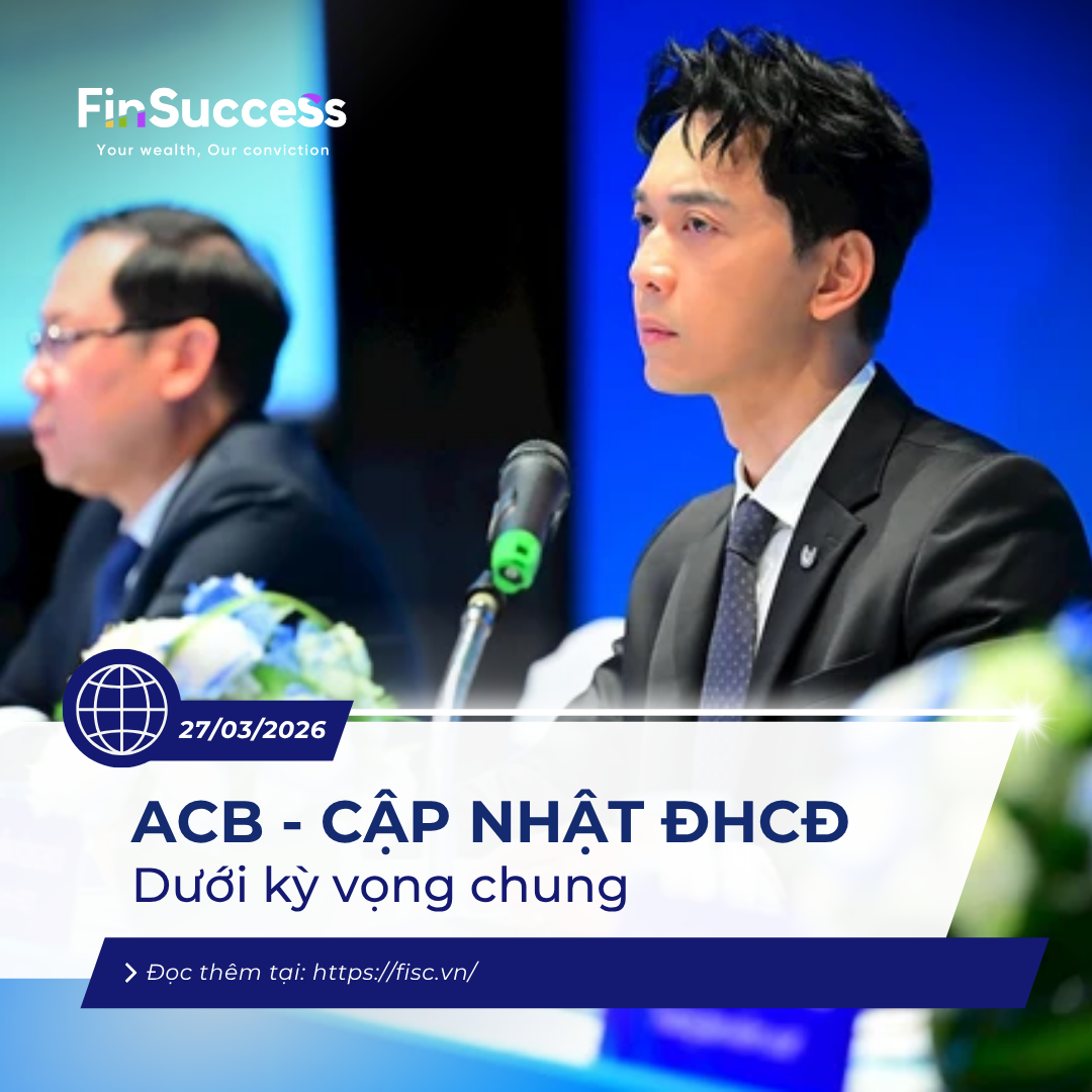 CẬP NHẬT ĐẠI HỘI CỔ ĐÔNG ACB 2026