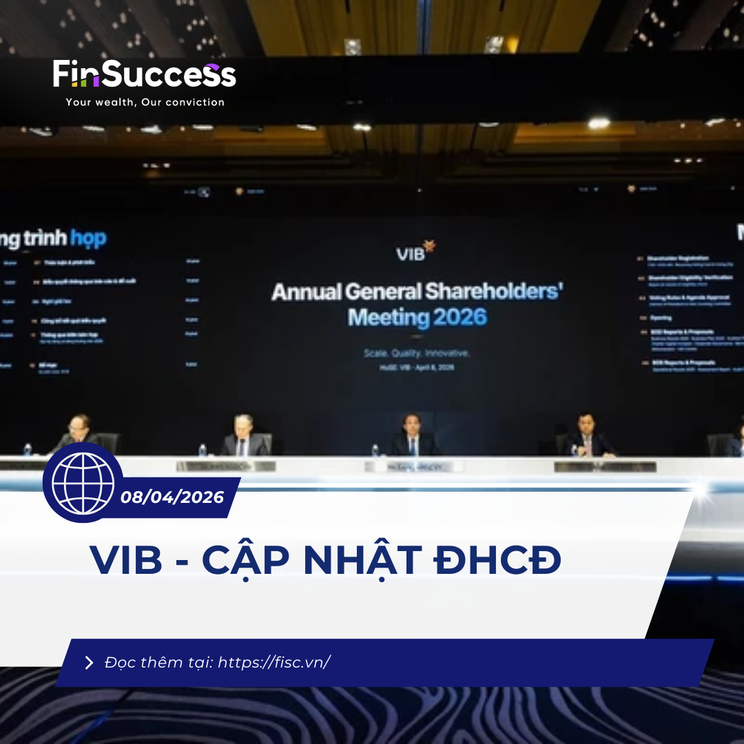 CẬP NHẬT ĐẠI HỘI CỔ ĐÔNG VIB 2026