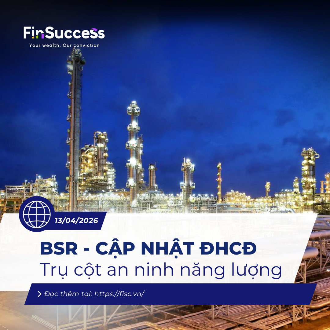 CẬP NHẬT ĐẠI HỘI CỔ ĐÔNG BSR 2026