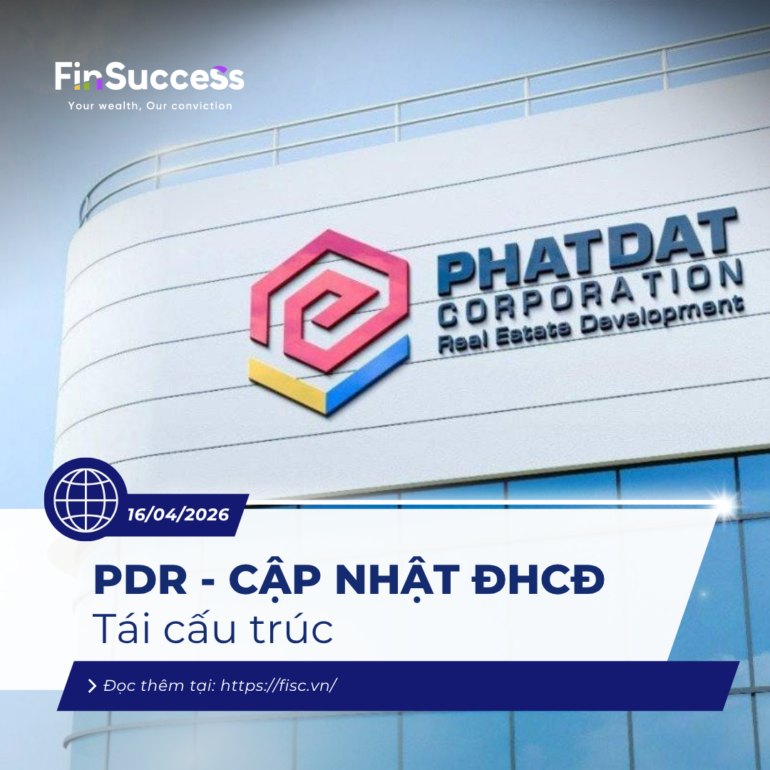 CẬP NHẬT ĐẠI HỘI CỔ ĐÔNG PDR 2026