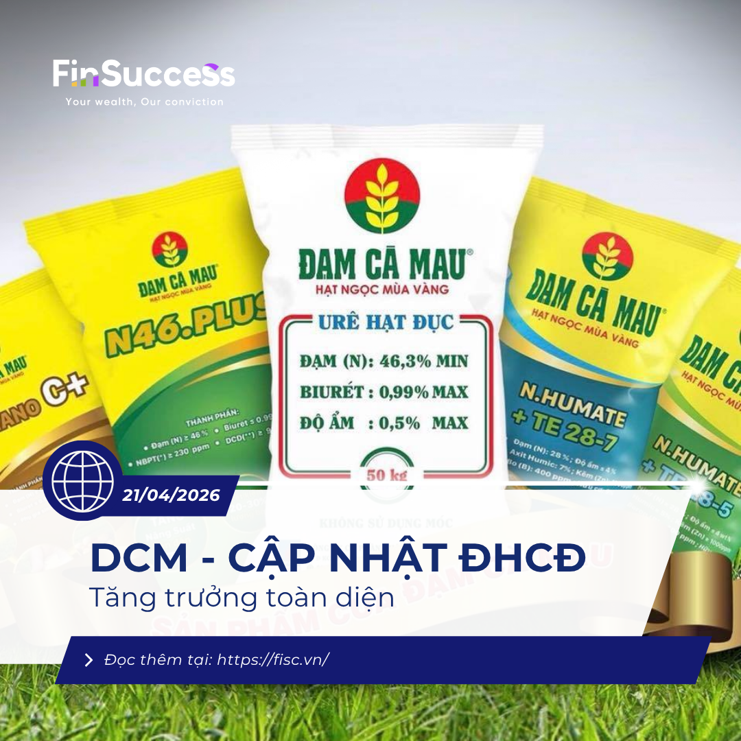 CẬP NHẬT ĐHCĐ DCM 2026