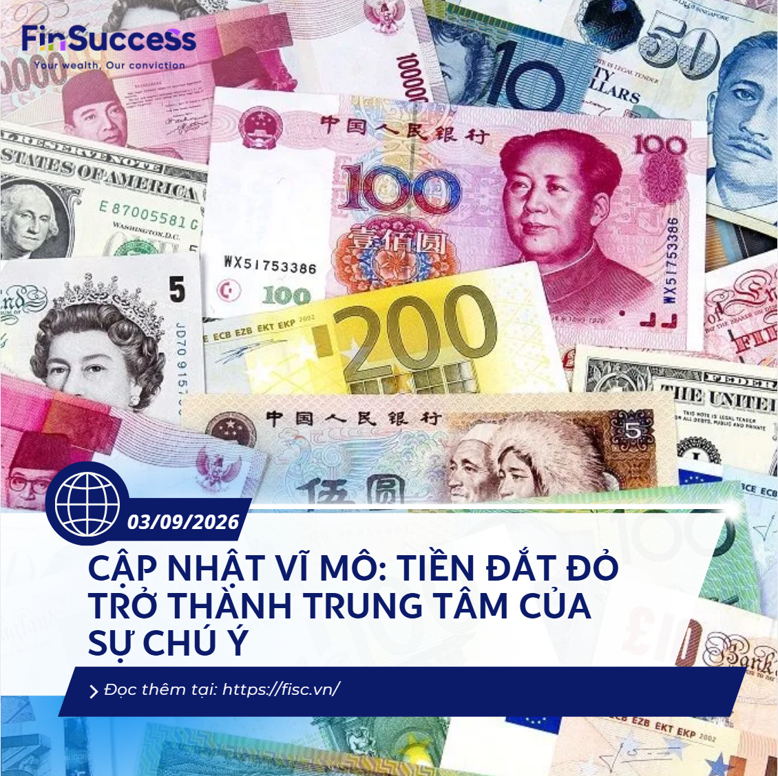 Cập Nhật Vĩ Mô 03/09/2026: tiền đắt đỏ trở thành trung tâm của sự chú ý